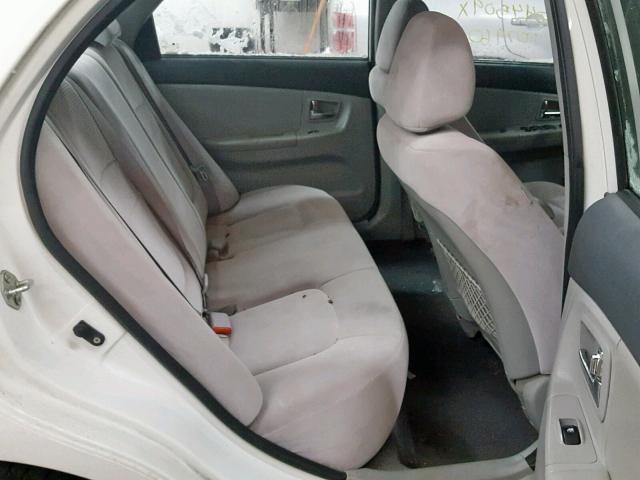 KNAFE122485503719 - 2008 KIA SPECTRA EX WHITE photo 6