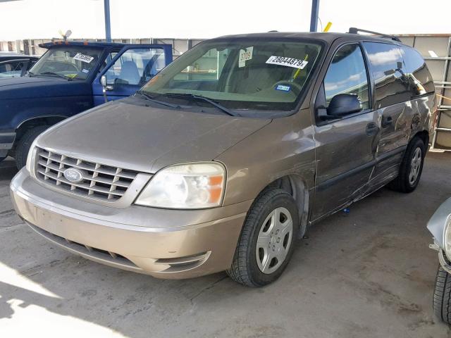 2FMZA51616BA43656 - 2006 FORD FREESTAR S GOLD photo 2