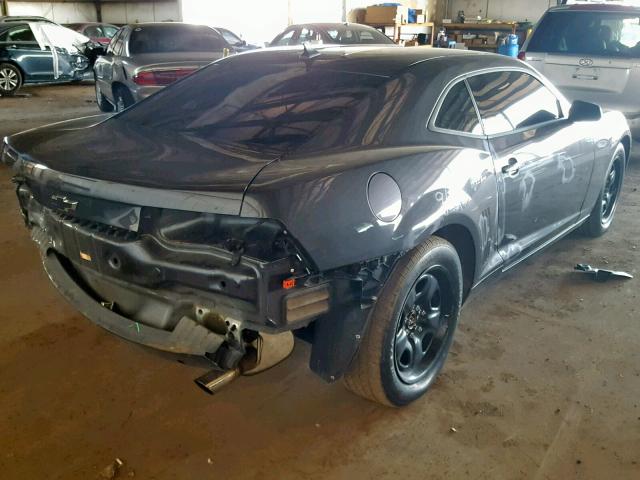 2G1FA1ED5B9143648 - 2011 CHEVROLET CAMARO LS CHARCOAL photo 4