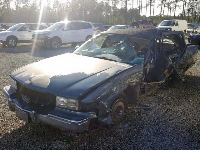 1G6DW52P6TR707615 - 1996 CADILLAC FLEETWOOD GRAY photo 2