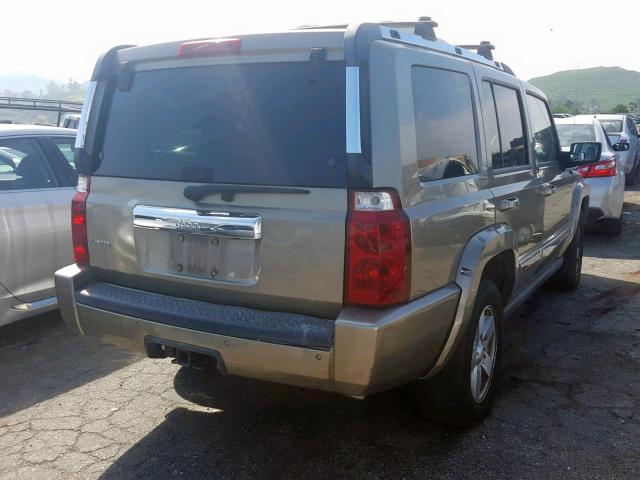 1J8HH58N16C167508 - 2006 JEEP COMMANDER GOLD photo 4