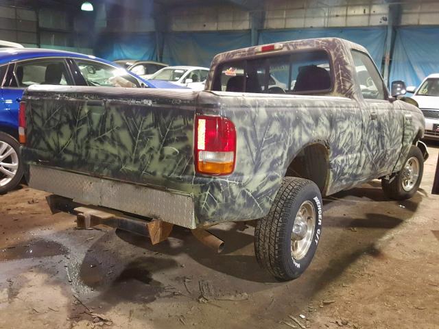 1FTCR10A4TUC92833 - 1996 FORD RANGER GREEN photo 4