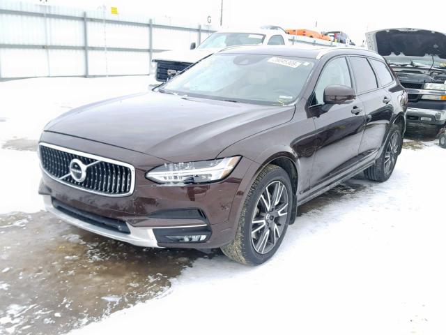 YV4A22NL0H1001195 - 2017 VOLVO V90 CROSS BROWN photo 2