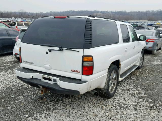 1GKFK66U95J222639 - 2005 GMC YUKON XL D WHITE photo 4