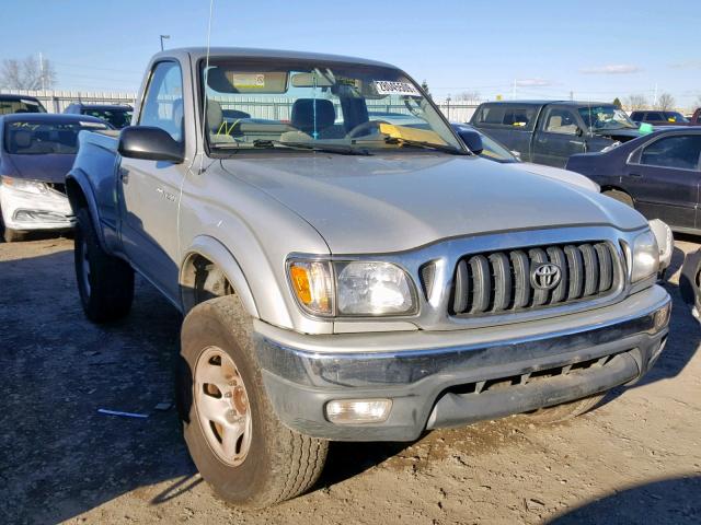 5TENM92N12Z091371 - 2002 TOYOTA TACOMA PRE SILVER photo 1