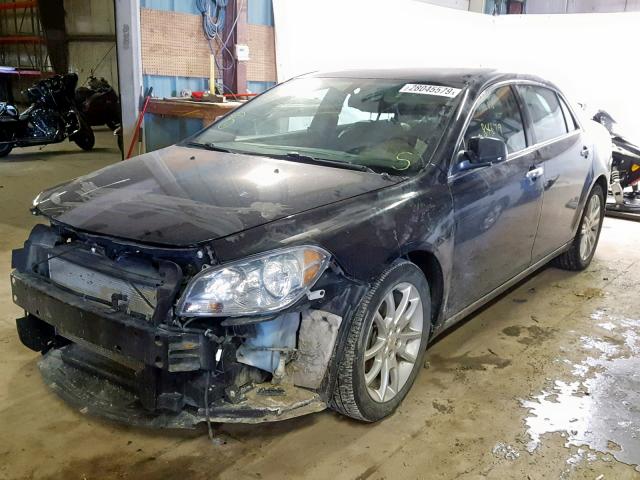 1G1ZE5EB6AF236367 - 2010 CHEVROLET MALIBU LTZ შავი ფოტო 2