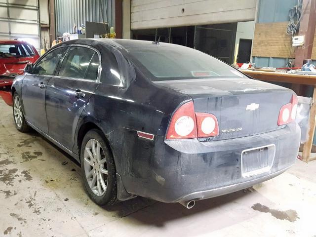 1G1ZE5EB6AF236367 - 2010 CHEVROLET MALIBU LTZ შავი ფოტო 3