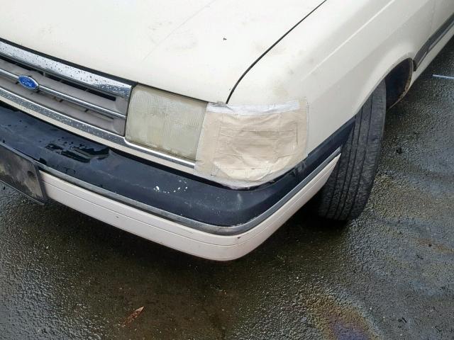 2FAPP36X4MB172641 - 1991 FORD TEMPO GL BEIGE photo 9