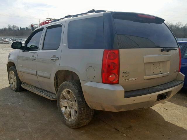 1GKFK13068J105335 - 2008 GMC YUKON SILVER photo 3