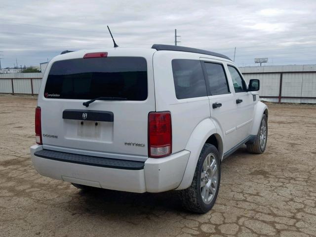 1D4PT4GK1BW589101 - 2011 DODGE NITRO HEAT WHITE photo 4