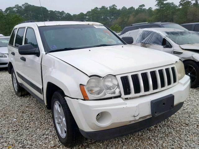 1J4GS48K75C506186 - 2005 JEEP GRAND CHER WHITE photo 1