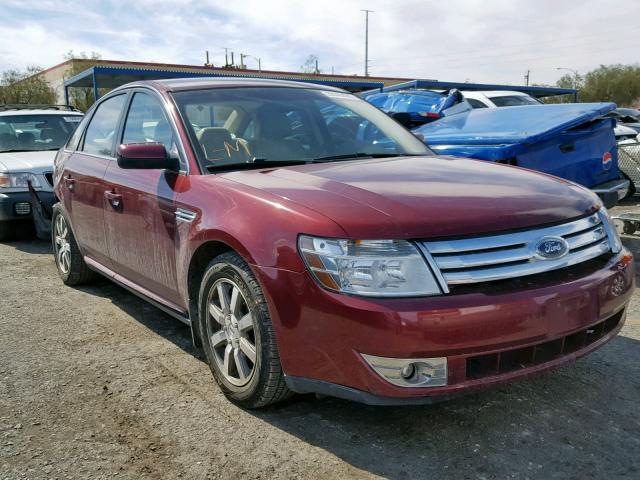 1FAHP24W08G109432 - 2008 FORD TAURUS SEL RED photo 1