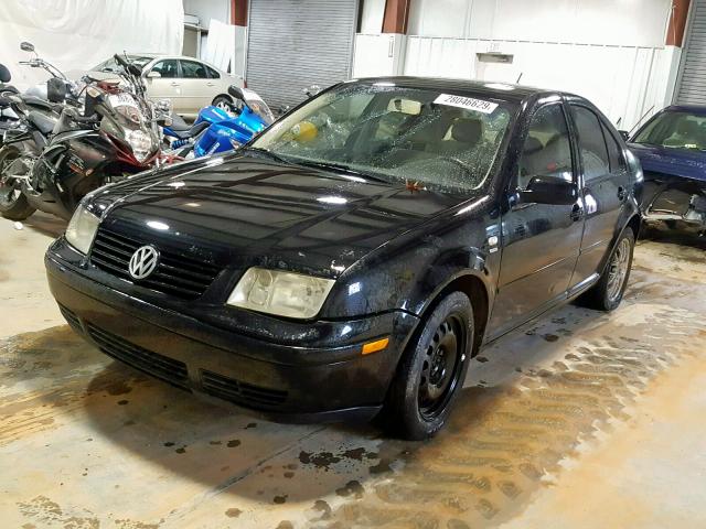 3VWPD69M61M168555 - 2001 VOLKSWAGEN JETTA WOLF BLACK photo 2