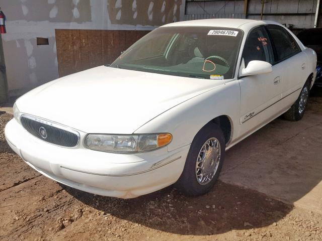 2G4WS52JX21201799 - 2002 BUICK CENTURY CU WHITE photo 2