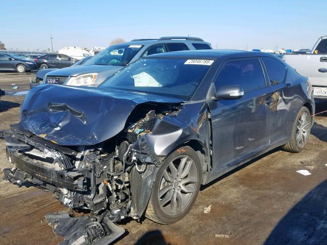 JTKJF5C79FJ004763 - 2015 TOYOTA SCION TC GRAY photo 2