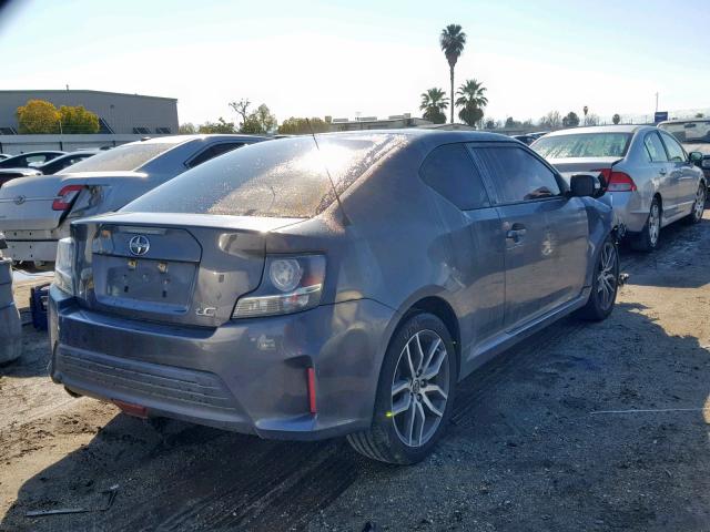 JTKJF5C79FJ004763 - 2015 TOYOTA SCION TC GRAY photo 4