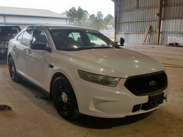 1FAHP2L85DG230275 - 2013 FORD TAURUS POL WHITE photo 1