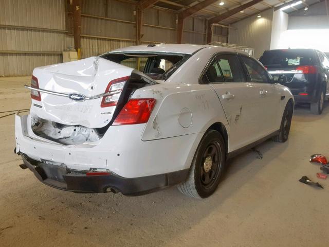 1FAHP2L85DG230275 - 2013 FORD TAURUS POL WHITE photo 4