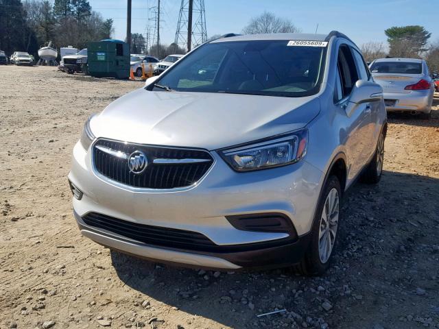 KL4CJASB2HB068986 - 2017 BUICK ENCORE PRE GRAY photo 2