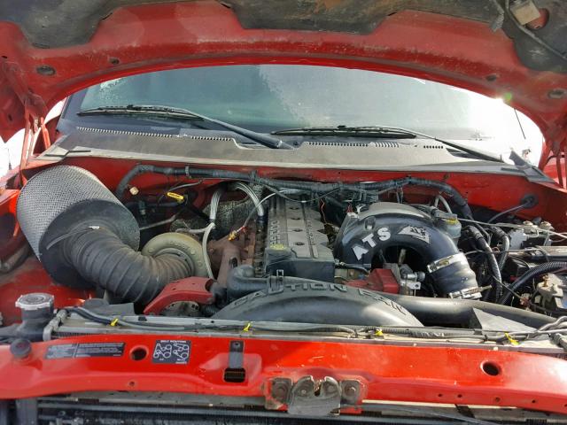 1B7KF2366YJ185146 - 2000 DODGE RAM 2500 RED photo 7