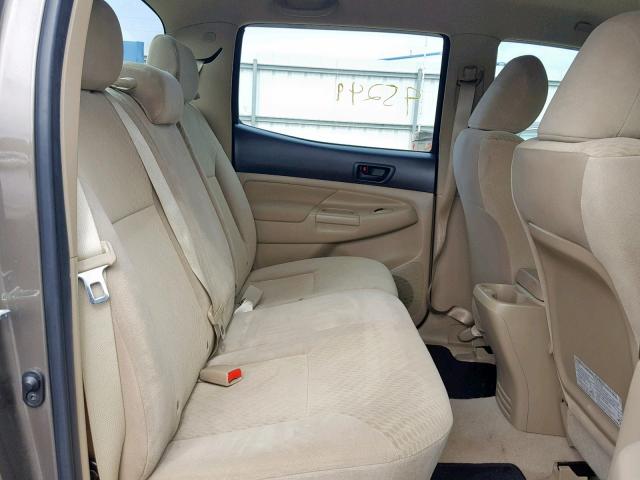 5TFJU4GNXBX011938 - 2011 TOYOTA TACOMA DOU BROWN photo 6
