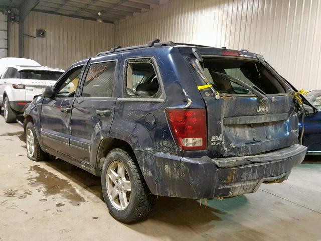 1J4GR48K25C545912 - 2005 JEEP GRAND CHER BLUE photo 3