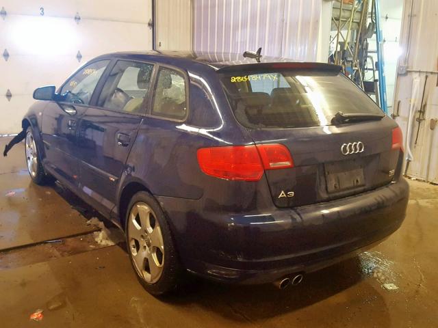 WAUKD78P46A112341 - 2006 AUDI A3 S-LINE BLACK photo 3