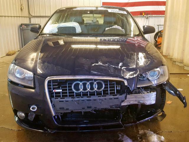 WAUKD78P46A112341 - 2006 AUDI A3 S-LINE BLACK photo 9