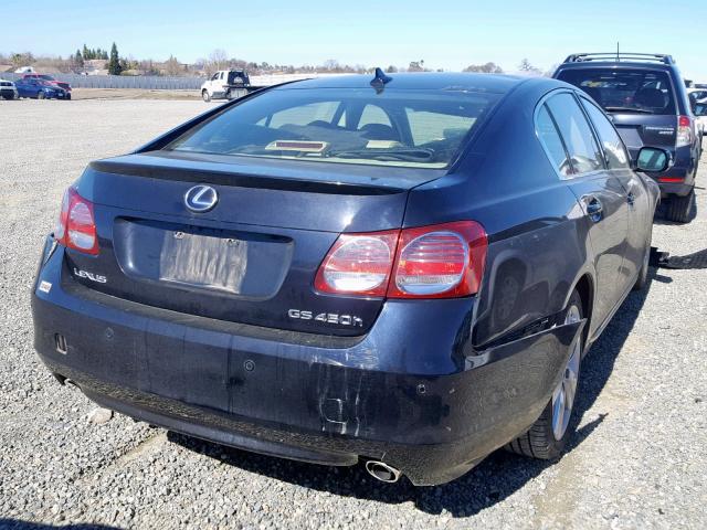 JTHBC1KS8A5021069 - 2010 LEXUS GS 450H BLUE photo 4