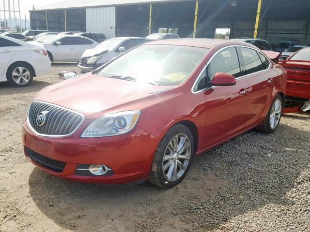 1G4PR5SK4C4178017 - 2012 BUICK VERANO CON RED photo 2