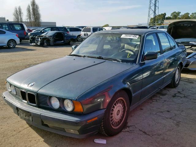 WBAHC2318LGB21476 - 1990 BMW 525 I AUTO GREEN photo 2
