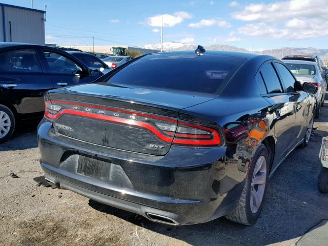 2C3CDXHG9GH285514 - 2016 DODGE CHARGER SX BLACK photo 4