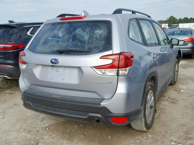 JF2SKACC7KH443878 - 2019 SUBARU FORESTER SILVER photo 4