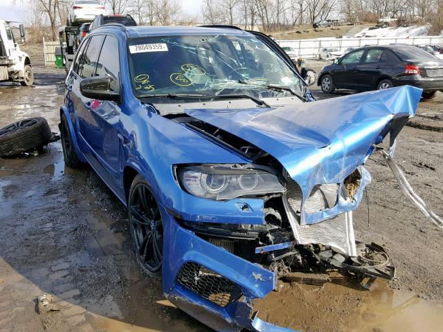 5YMGY0C58BLK26360 - 2011 BMW X5 M BLUE photo 1