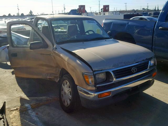 4TANL42NXTZ188664 - 1996 TOYOTA TACOMA TAN photo 1