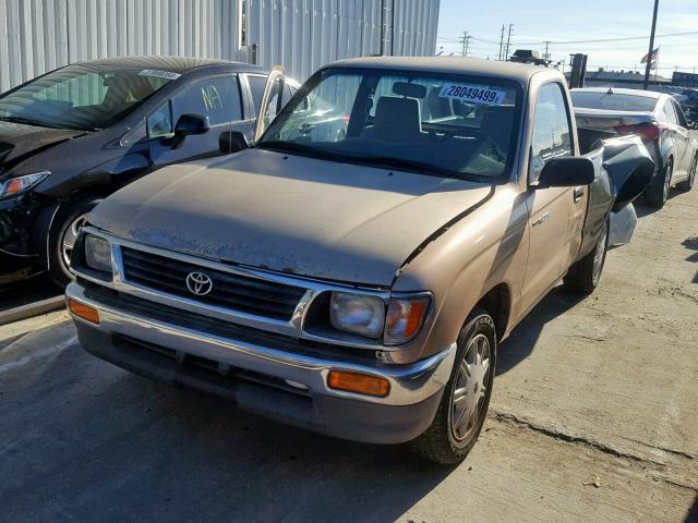 4TANL42NXTZ188664 - 1996 TOYOTA TACOMA TAN photo 2