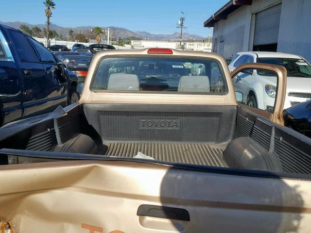 4TANL42NXTZ188664 - 1996 TOYOTA TACOMA TAN photo 6