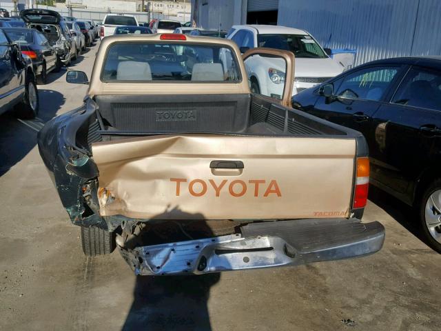 4TANL42NXTZ188664 - 1996 TOYOTA TACOMA TAN photo 9