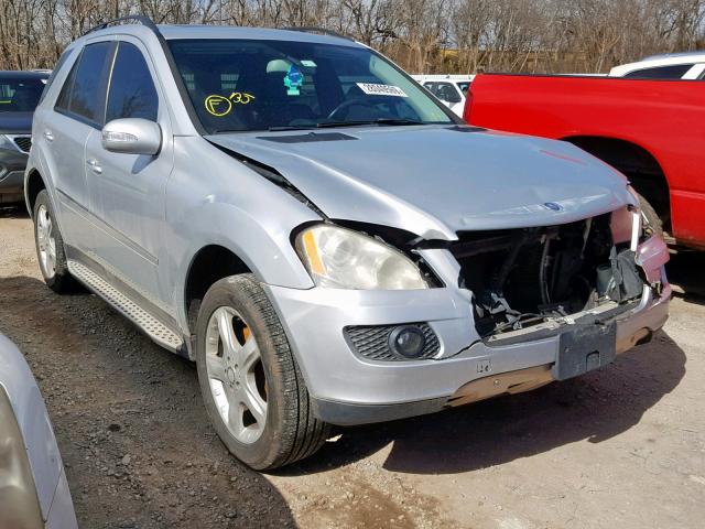 4JGBB86E67A292824 - 2007 MERCEDES-BENZ ML 350 SILVER photo 1