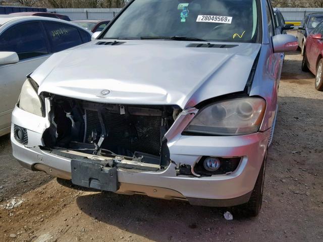 4JGBB86E67A292824 - 2007 MERCEDES-BENZ ML 350 SILVER photo 7