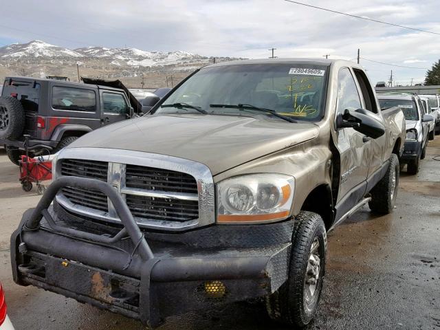 1D7KS28C66J234696 - 2006 DODGE RAM 2500 S GOLD photo 2