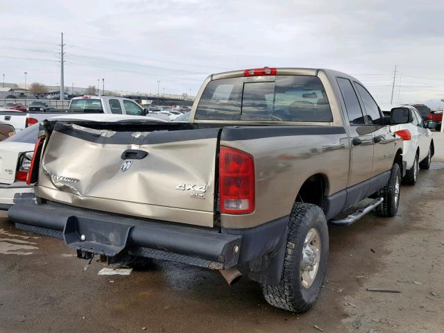 1D7KS28C66J234696 - 2006 DODGE RAM 2500 S GOLD photo 4