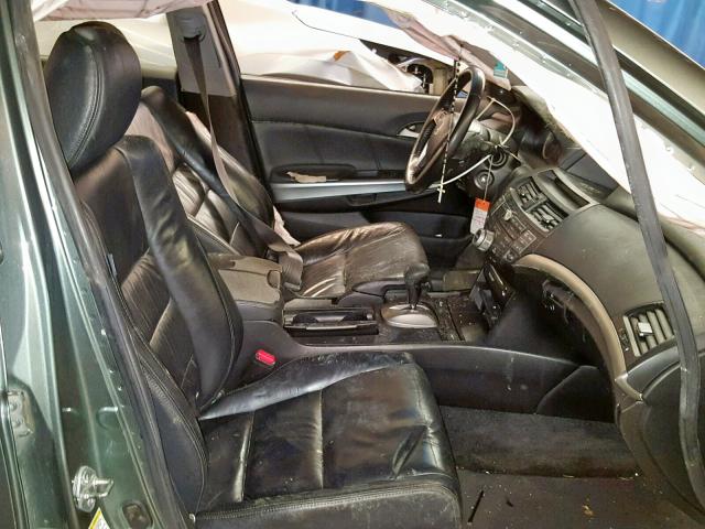 1HGCP26879A062571 - 2009 HONDA ACCORD EXL GREEN photo 5