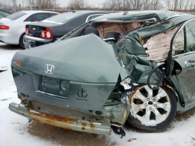 1HGCP26879A062571 - 2009 HONDA ACCORD EXL GREEN photo 9