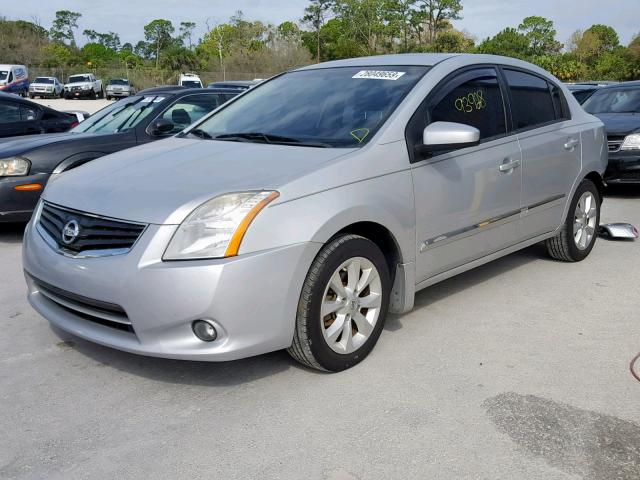 3N1AB6AP5AL661866 - 2010 NISSAN SENTRA 2.0 SILVER photo 2