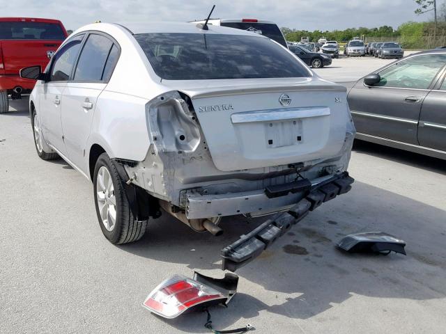 3N1AB6AP5AL661866 - 2010 NISSAN SENTRA 2.0 SILVER photo 3