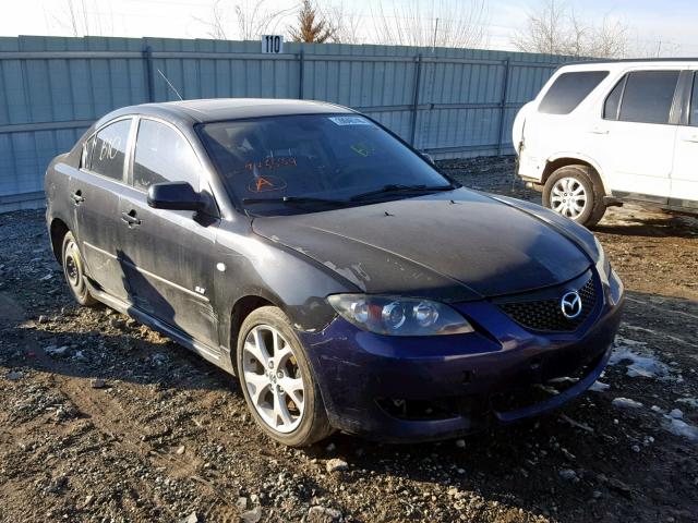 JM1BK323581775539 - 2008 MAZDA 3 S BLACK photo 1