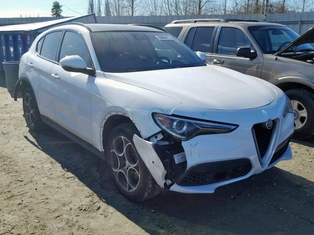 ZASFAKPN1J7B93537 - 2018 ALFA ROMEO STELVIO SP WHITE photo 1