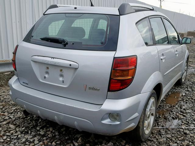 5Y2SL63835Z427311 - 2005 PONTIAC VIBE SILVER photo 4