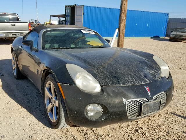 1G2MB35B57Y109299 - 2007 PONTIAC SOLSTICE BLACK photo 1